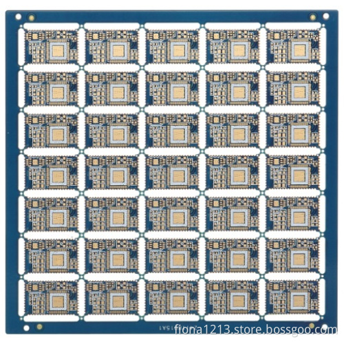 four layers PCB with half holes plated
